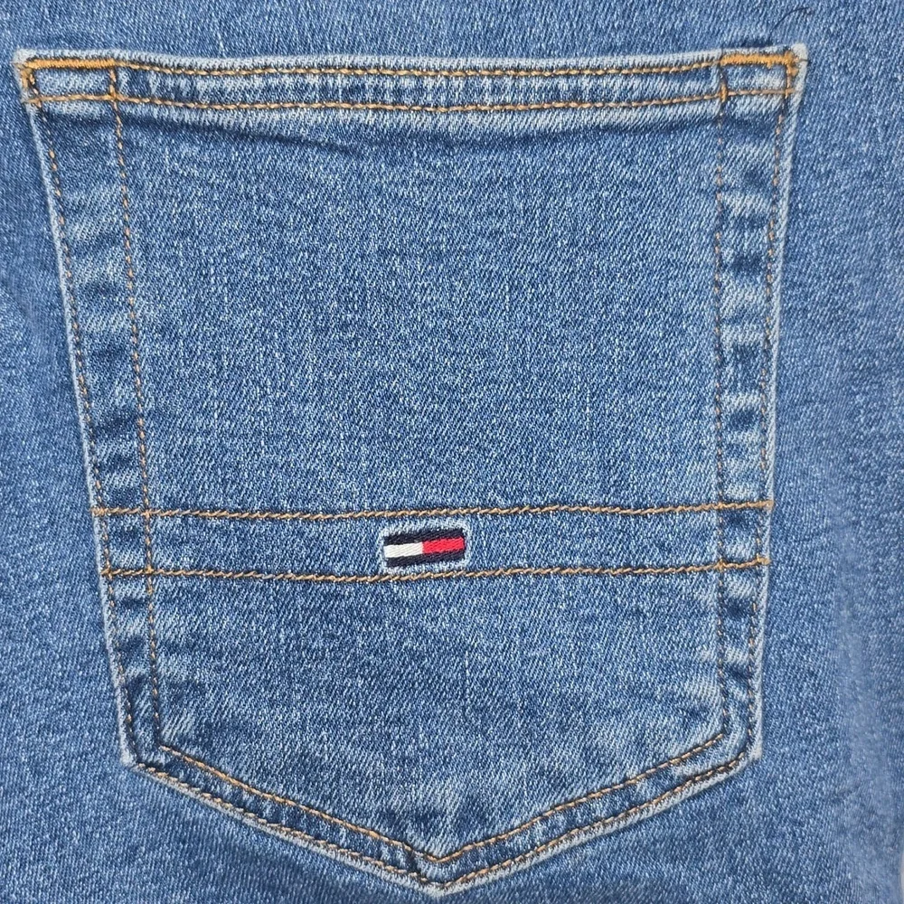 Tommy Hilfiger Denim Spellout Slim Tapered Mens 36x30